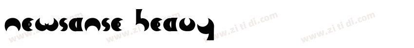 Newsanse Heavy字体转换